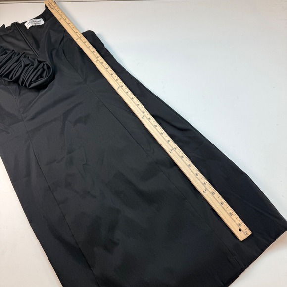 Betsy &‎ Adam Black One Shoulder Ruffle Cocktail Dress Women Small? (See Photos) - Picture 7 of 7